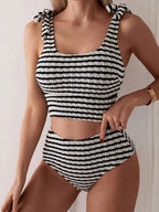 Two-piece Striped Swimsuit