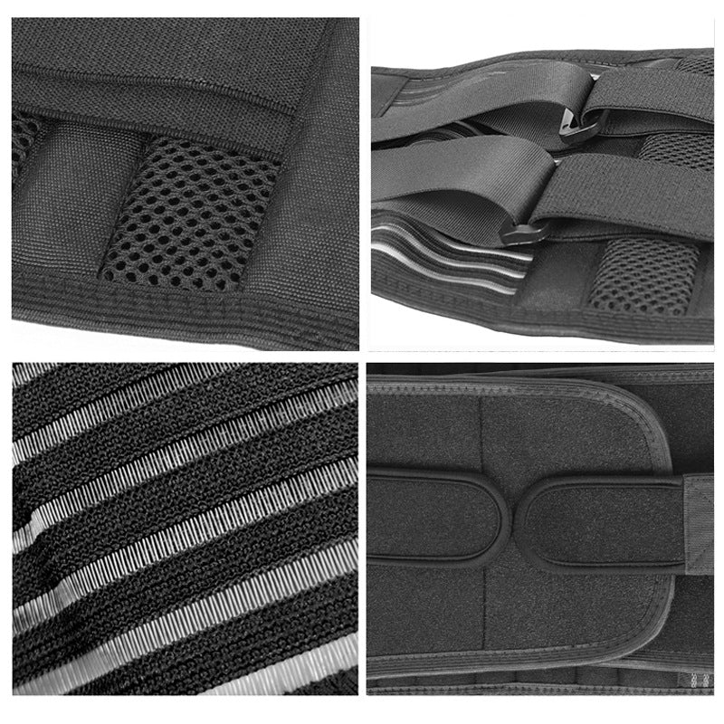 Stretch Dual Compression Waistband Waist Support Mesh