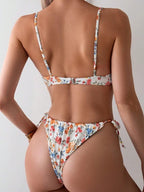 Floral Style Bikini Swimsuit