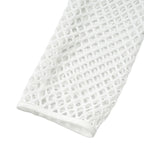 Lace Mesh Casual Knitted Maxi Dress Suit