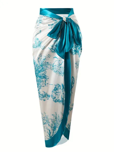 High-end One-piece Swimsuit Cross-border Beach Set