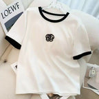 Conjunto de dos piezas de pantalón de pernera ancha Mora Fashion